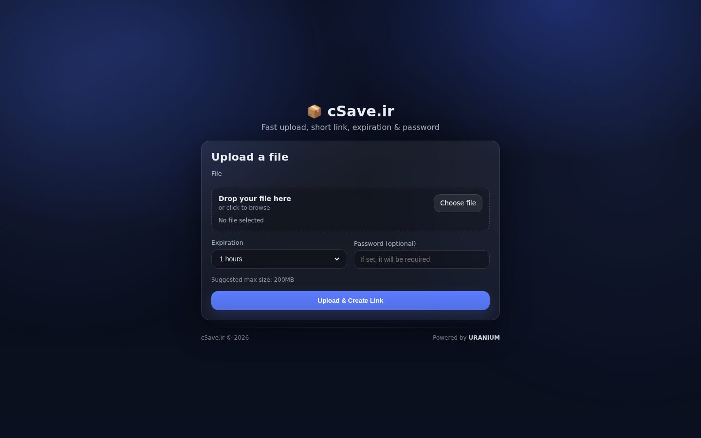 نمای پیش نمایش cSave.ir